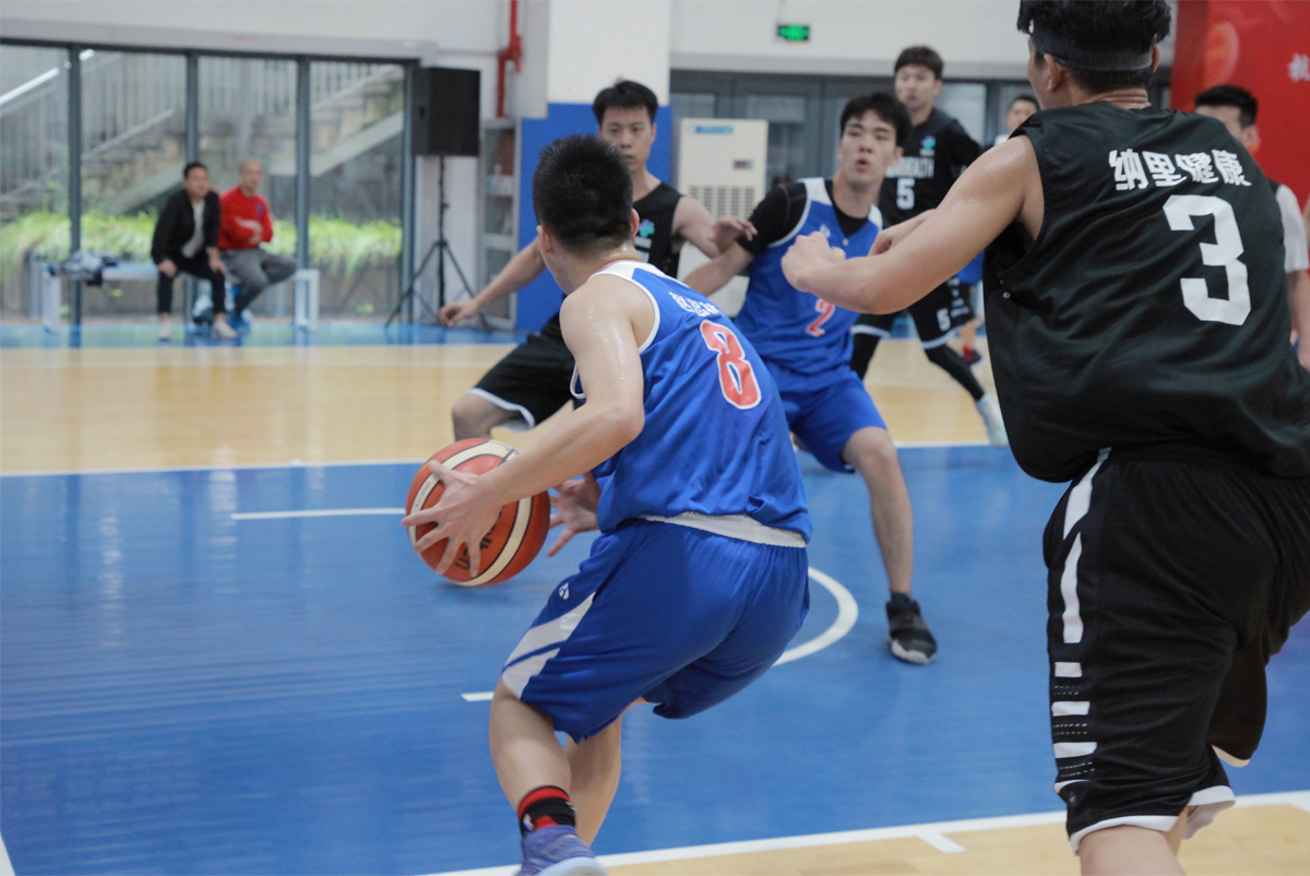 “康恩贝-伍方”杯杭州市高新区（滨江）两新组织篮球联赛开幕