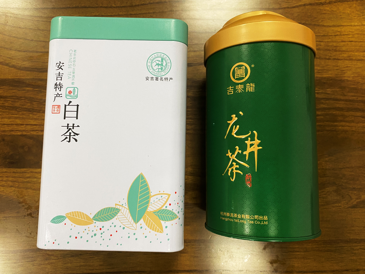 安吉白茶特产和杭州龙井茶